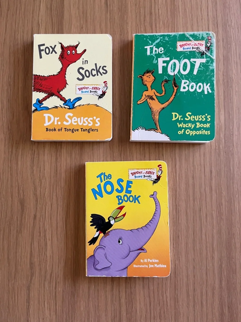 Dr. Seuss’s, Set of 3 bright and early board  books for little kids